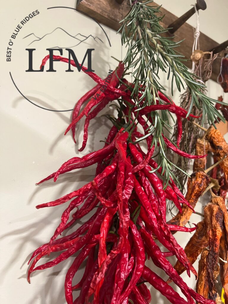 Ristra & Rosemary at a local Lexington VA farmstead